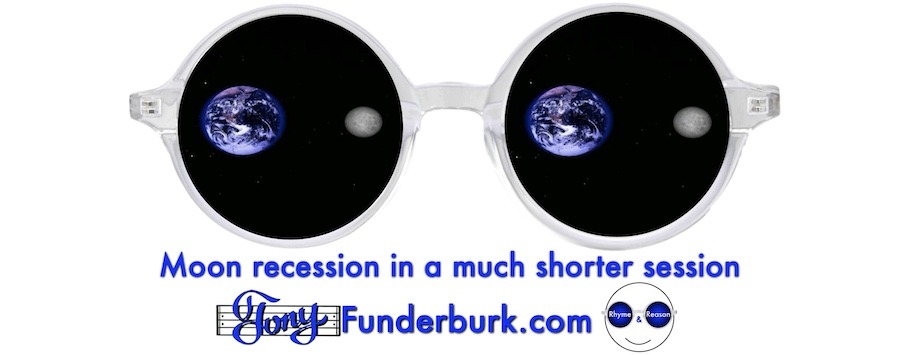 Moon recession in a much shorter session